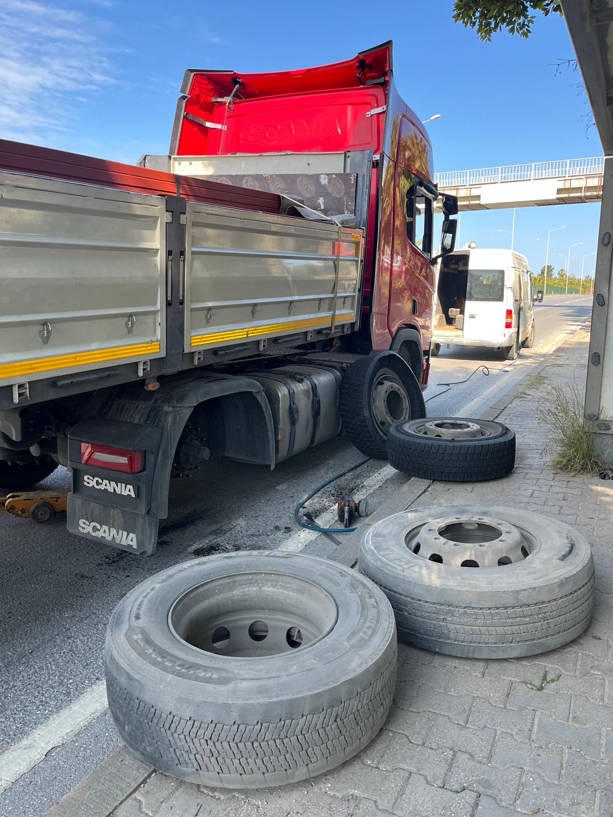 Alanya En Yakin Lastikci Saha Calismasi 19